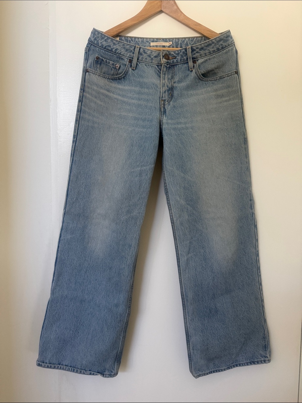 Levi's Light Blue Wide Leg Jeans